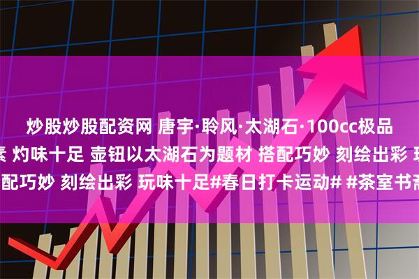 炒股炒股配资网 唐宇·聆风·太湖石·100cc极品降坡料 慕古润泽手作元素 灼味十足 壶钮以太湖石为题材 搭配巧妙 刻绘出彩 玩味十足#春日打卡运动# #茶室书斋雅玩#