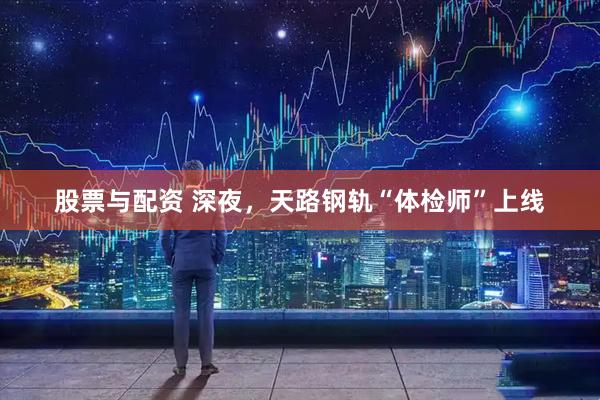 股票与配资 深夜,天路钢轨“体检师”上线